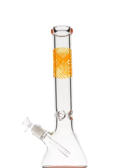 15" Arcatek Beaker Base Water Pipe - Gold