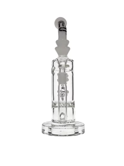 10" NEU Tornado DNA Rig Water Pipe - Black White
