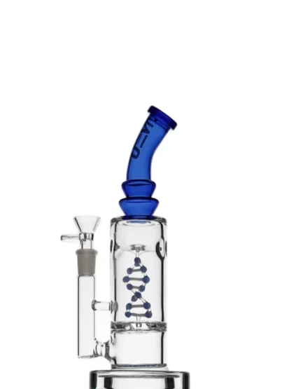 10" NEU Tornado DNA Rig Water Pipe Black White10" NEU Tornado DNA Rig Water Pipe Blue side