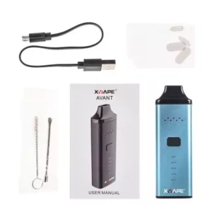 XVape Avant Dry Herb Vaporizer includes 