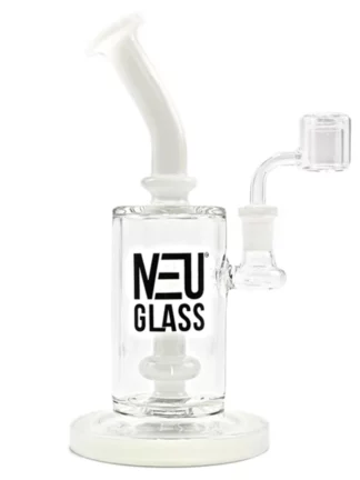 NEU Concentrate Rig Showerhead Water Pipe - White