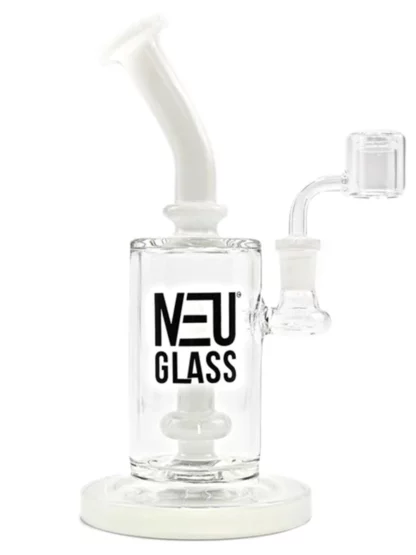 NEU Concentrate Rig Showerhead Water Pipe - White
