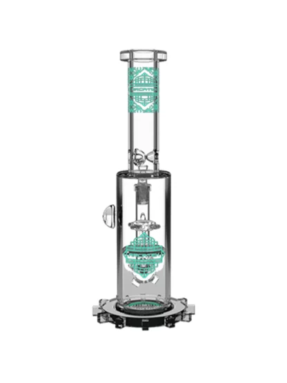 14″ Arcatek Double Gear Water Pipe - Mint