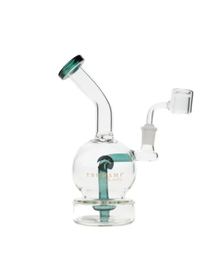 7" Tsunami Concentrate Rig Shower Head - Green