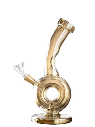 MJ Arsenal Gold Saturn Mini Bong (Orbital Series) - LE