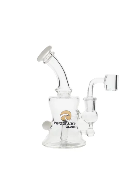 Tsunami Concentrate Rig Mini Micro Water Pipe white img01