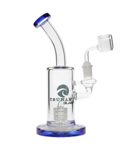 9" Tsunami Concentrate Showerhead Water Pipe - Blue