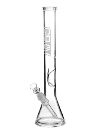 Grav Large Clear Beaker Base Water Pipe