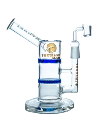 9″ Tsunami Concentrate Rig Side Neck Honey Turbine Water Pipe