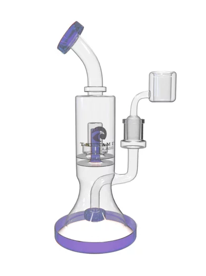11" Tsunami Concentrate Double Showerhead Water Pipe - Purple