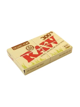 RAW 300's Organic Hemp 1¼ Rolling Papers