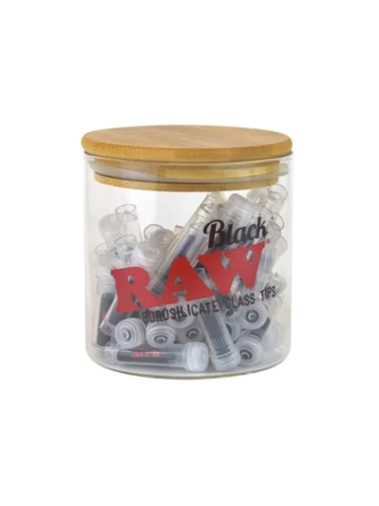 RAW Black Glass Tips