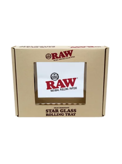 RAW Star Glass Rolling Tray