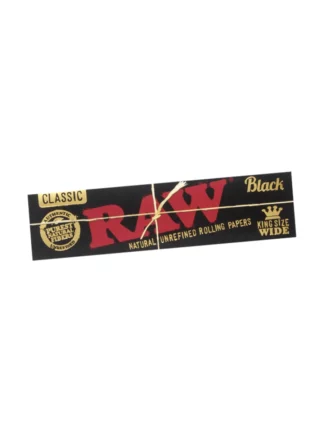 RAW Black Kingsize Wide Classic Rolling Papers