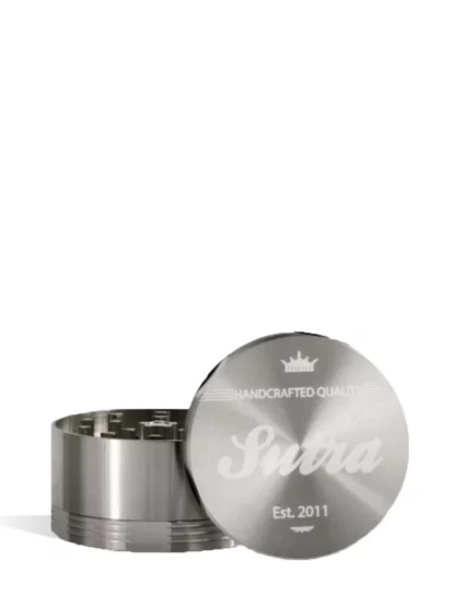 Grey Titanium Sutra Aluminum Grinder 4 Piece 65MM
