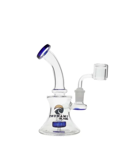 7" Tsunami Concentrate Shower Head Water Pipe Blue