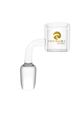 Tsunami Thermal Quartz Banger with Carb Cap 10MM Male - Clear