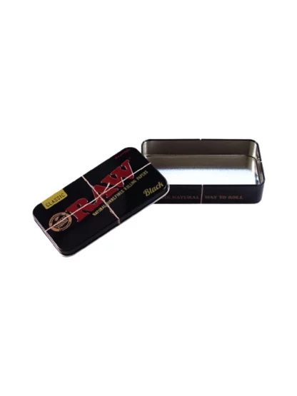 RAW Black Metal Tin Box
