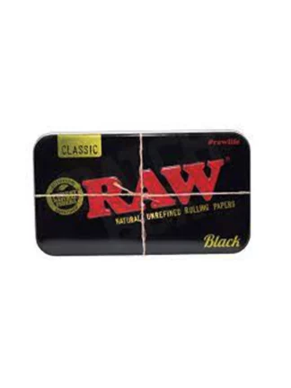 RAW Black Metal Tin Box