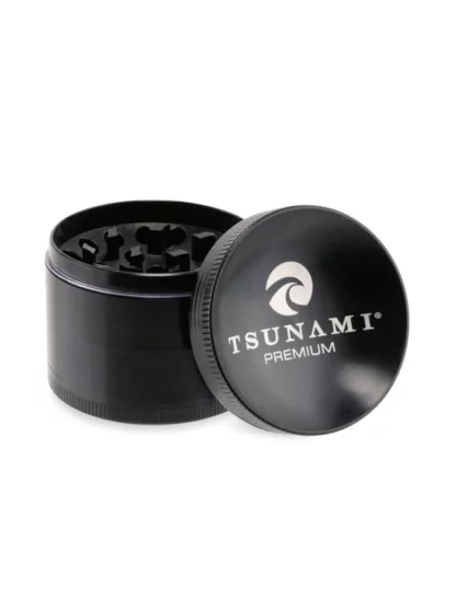 Tsunami Dry Herb Grinder 50mm Black