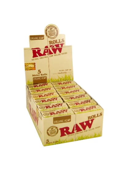 RAW Organic Hemp Rolls King Size Slim 5m