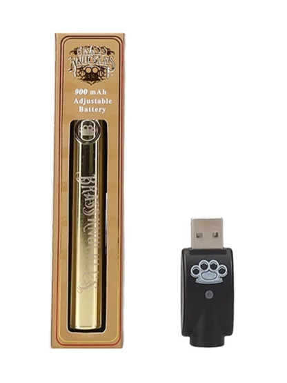 Brass Knuckle Battery - Gold