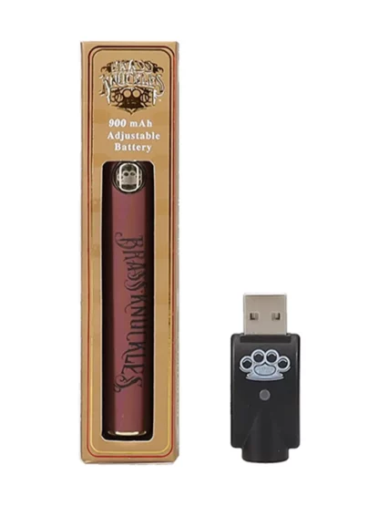 Brass Knuckle Battery - Gold Wooden