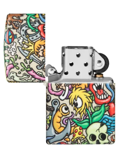 Zippo Crazy Collage Design Windproof Lighter