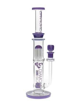 16" 8-Arm Tree Perc Water Pipe by Diamond Glass