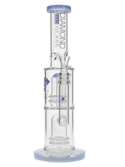 14" Kodos Stemless x Dome Showerhead Percs Water Pipe by Diamond Glass