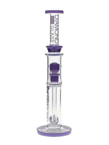 16" 8-Arm Tree Perc Water Pipe by Diamond Glass