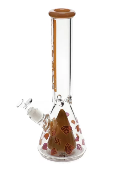 14" Pyramid Perc Water Pipe by Diamond Glass