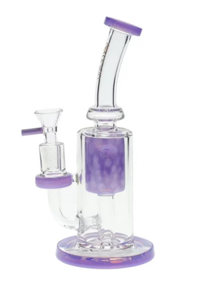 8" Honeycomb Perc Dab Rig by Diamond Glass