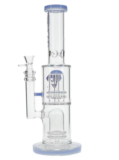 14" Kodos Stemless x Dome Showerhead Percs Water Pipe by Diamond Glass