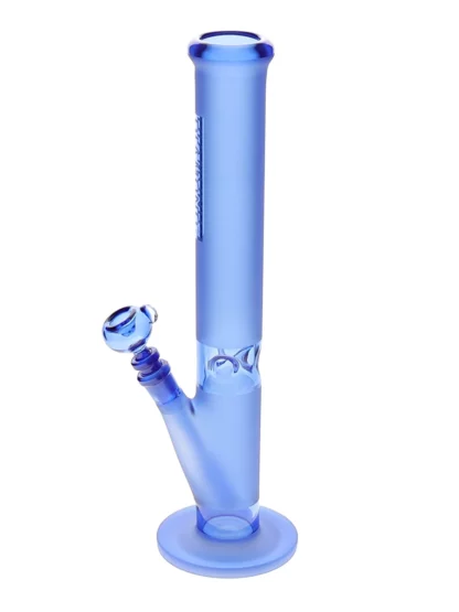 16" Straight Tube Sandblasted Water Pipe by Diamond Glass