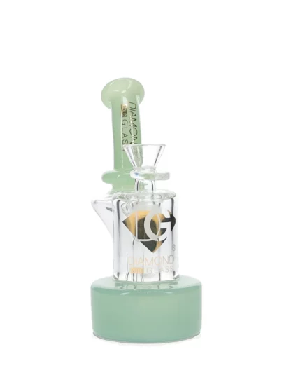 7" Hovership Recycler Dab Rig by Diamond Glass