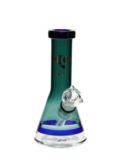 10" Beast Small Beaker Dab Rig by Diamond Glass