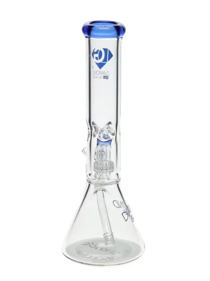 14" Daze Matrix Showerhead Perc Beaker Water Pipe by Diamond Glass