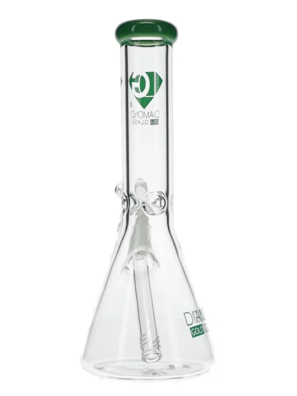 10" Clone Colored Mouthpiece Beaker Water Pipe by Diamond Glass