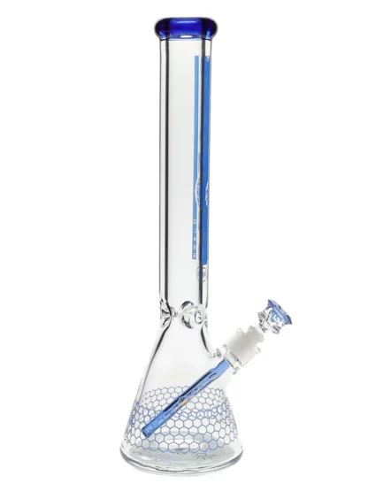 18" Dalmont No Perc Water Pipe by Diamond Glass