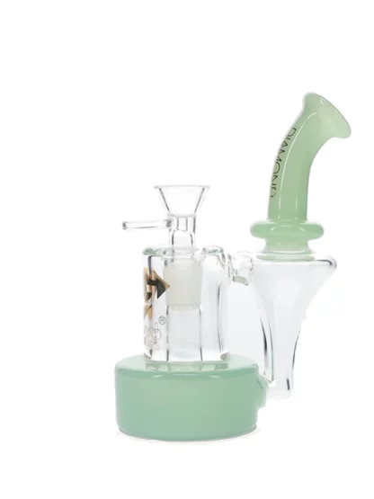 7" Hovership Recycler Dab Rig by Diamond Glass