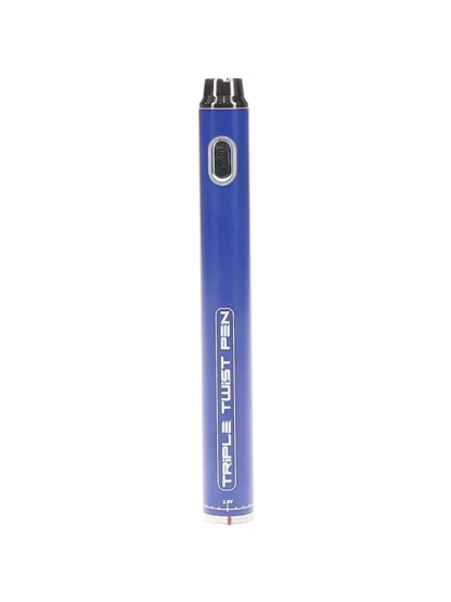 Luzid Black Triple Twist Vape Pen 900mAh - Blue