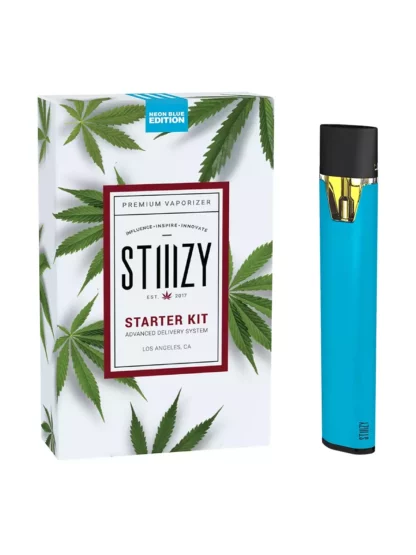 STIIIZY Vaporizer Starter Kit - Neon Blue