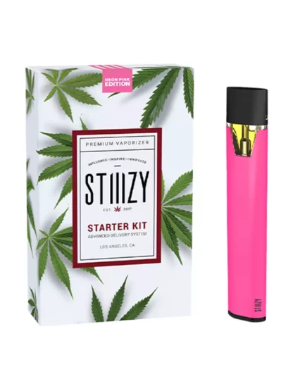 STIIIZY Vaporizer Starter Kit - Neon Pink