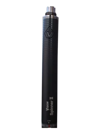 Vision Spinner 2 1600mAh Variable Voltage Vape Battery - Black