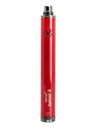 Vision Spinner 2 1600mAh Variable Voltage Vape Battery - Red