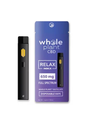 Whole Plant CBD Relax Indica Disposable Vape Pen
