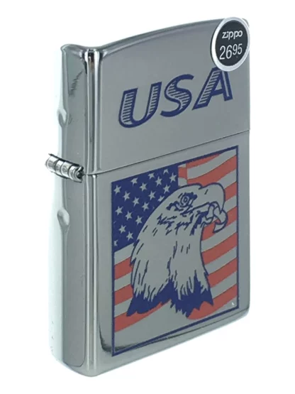 Zippo USA With Eagle Design Windproof Lighter