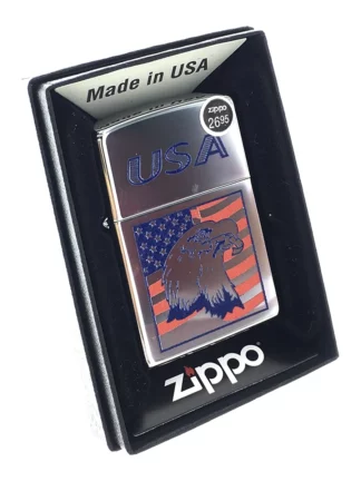 Zippo USA With Eagle Design Windproof Lighter