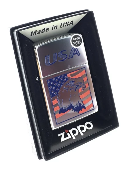 Zippo USA With Eagle Design Windproof Lighter